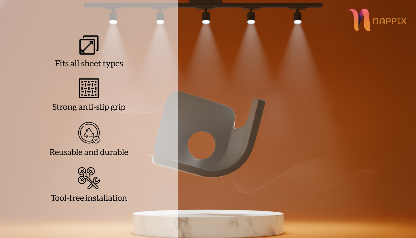 Pack of 4 Sheet Clips